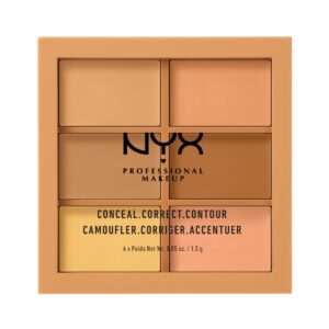 NYX PROFESSIONAL MAKEUP Conceal Correct Contour Palette – Medium