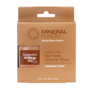 Mineral Fusion Nail Polish Remover, Acetone-Free & Non Drying for Regular & Shellac Nail Polishes, 6 Ounce