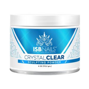 ISB NAILS Acrylic Powder Clear (Crystal Clear> 4 Oz)