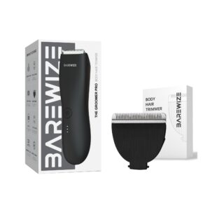 BAREWIZE Body Hair Trimmer & Replacement Ceramic Blade
