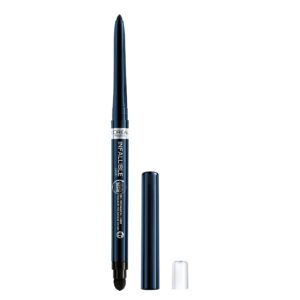 L’Oreal Paris Infallible Grip Mechanical Gel Eyeliner Pencil, Smudge-Resistant, Waterproof Eye Makeup with Up to 36HR Wear, Blue Jersey, 0.01 Oz