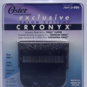 Genuine OSTER Cryonyx Blade Topaz Sable Rocker Speed Line Fast Feed 76913-806