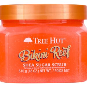 Tree Hut Bikini Reef Shea Sugar Scrub | Exfoliating Body Scrub Removes Dead, Dry Skin for a Soft & Hydrated Feel | Nourishing Essential Body Care | 18 fl oz.