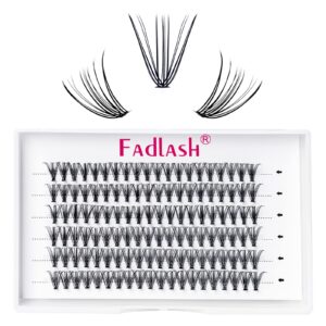 Lash Clusters Extensions 20D Individual Cluster Lashes Mixed Tray Black Mink DIY Eyelash Extensions and Under Eyelashes Professional Makeup (20D-0.07-D, 8-15mm)