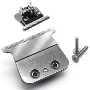 Professional FX DLC Replacement Blades Compatible with Compatible with BaBylissPRO FX707z, FX726, FX787, FX787G, FX787RG, FX787S, FX787BN and FX726 Hair Trimmer Models (Silver)