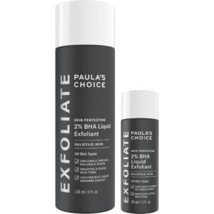 Paula’s Choice SKIN PERFECTING 2% BHA Liquid Salicylic Acid Exfoliant-Facial Exfoliant for Blackheads, Enlarged Pores, Wrinkles & Fine Lines