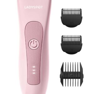 LADYSPOT™ Hair Finishing Trimmers, with 3 Guard and Replaceable Ceramic Blade Heads, LADYSPOT™ Hair Shaver Kit Sets (Women-Pink-Version)