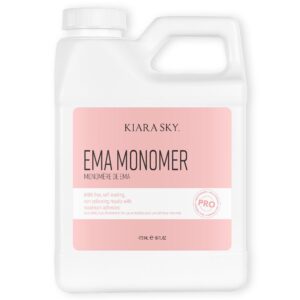 Kiara Sky EMA Monomer – Professional Acrylic Nail Liquid, 16 Fl Oz