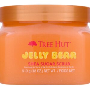 Tree Hut Jelly Bear Shea Sugar Scrub | Exfoliating Body Scrub Removes Dead, Dry Skin for a Soft & Hydrated Feel | Nourishing Essential Body Care | 18 fl oz.