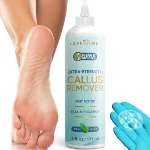 Callus Remover for Feet (Extra Strength) Professional Foot Scrubber Trimmer Dead Skin Callus Gel – Pedicure Tools for Feet Spa Essential, 6oz