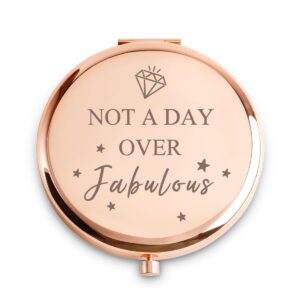 Gifts for Women Girls, Personalized Compact Mirror, Unique Mothers Day Birthday Gifts, Funny Graduation Gifts for Her, Sentimental Present for Female Friends Wife Mom Daughter Sister