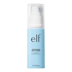 e.l.f. Hydrating Face Primer, Makeup Primer For Flawless, Smooth Skin & Long-Lasting Makeup, Fills In Pores & Fine Lines, Vegan & Cruelty-free, Large