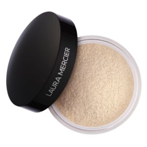 Laura Mercier Translucent Loose Setting Powder: 24 HR Shine Control, Soft Matte Finish, Long Lasting Wear, Best for Normal to Oily Skin, 4 Shades for Virtually All Skin Tones, Translucent