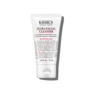 Kiehl’s Ultra Facial Cleanser, Lightweight Foamy Facial Cleanser, Enriched Formula that Replenishes Skin Barrier, Gently Exfoliates and Moisturizes, Suitable for All Skin Types – 2.5 fl oz