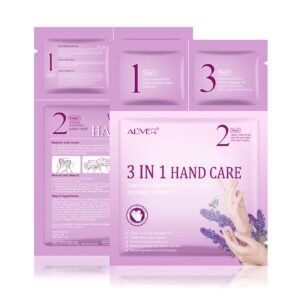 Hand Peel Mask 3 Pairs Hand Mask Multifunctional Moisturizing Gloves Hand Mask Gloves Dry Hand – Anti-Aging & Natural Skin Treatment Exfoliating Hand Peeling Mask Repair Dry Skin for Women & Men
