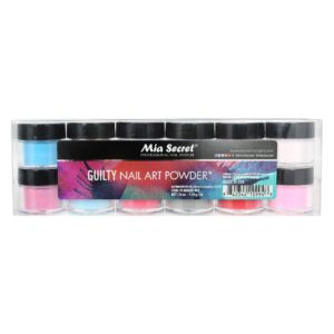 Mia Secret Nail Art Powder – Guilty Collection (12 PC)…