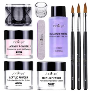 Talkyo Set Acrylic Powder Powder Acrylic Nail Colours Nails Gift Acrylic Box40ml Set Nail Drill for Gel Nails Beginner