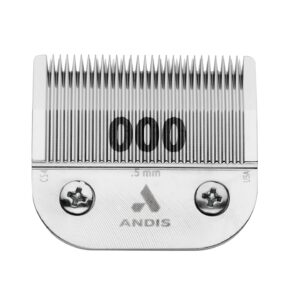 Andis – 64480, Ceramic Edge Carbon-Infused Detachable 0.5mm Clipper Blade – Close Cutting, Body Grooming Blades – Compatible With Most Andis, Oster A5, Series Clipper – Size 1/50″ Cut Length, Chrome