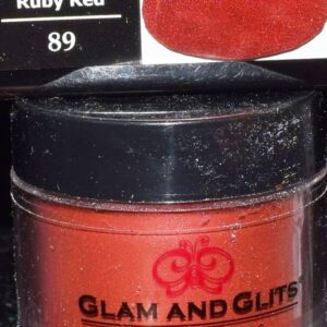 Glam Glits Acrylic Powder 1 oz Ruby Red DAC89