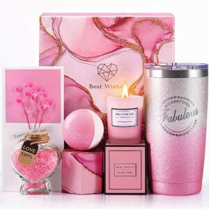EUASOO Mom Nana Daughter Gifts for Mothers Day, Self Care Spa Gift Baskets for Women, Birthday Christmas Valentines Day Gifts for Women Best Friend Sister Her Wife Girlfriend