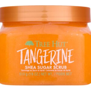 Tree Hut Tangerine Shea Sugar Scrub | Exfoliating Body Scrub Removes Dead, Dry Skin for a Soft & Hydrated Feel | Nourishing Essential Body Care | 18 fl oz.