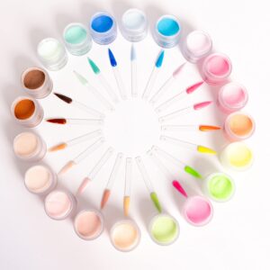 KNS Acrylic Powder> Large 2oz (Push Pop (Reddish Orange))