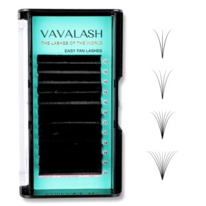 Eyelash Extension Supplies CC Curl 0.1 Rapid Volume Lash Extensions Easy Fan 3D 4D 5D 6D 7D 10D Automatic Blooming Flower Lashes Self Fanning Lashes Russian Volume Individual Lashes （CC-0.1,13-20mm）