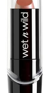 wet n wild Silk Finish Lipstick, Hydrating Rich Buildable Lip Color, Formulated with Vitamins A,E, & Macadamia for Ultimate Hydration, Cruelty-Free & Vegan – Breeze