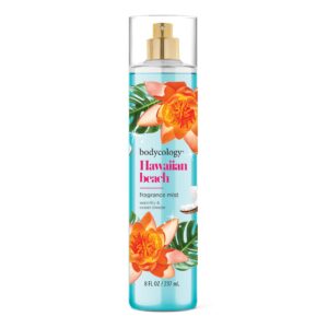 Bodycology Long-Lasting Fragrance Body Mist, Hawaiian Beach, 8 fl oz