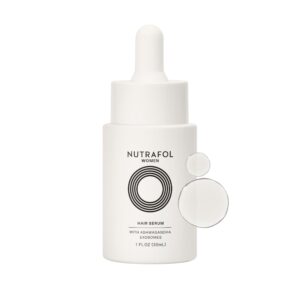 Nutrafol Women’s Hair Serum, Supports Visibly Thicker and Stronger Hair, Vegan, Lightweight and Fast-Absorbing – 1 Fl Oz, 1 Bottle