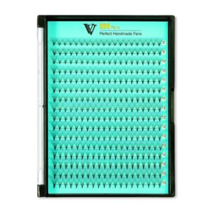VAVALASH Premade Fans Eyelash Extensions 320 Fans 16D 20D 0.05 Thickness C/D Curl Middle Stem Heat Bonded Premade Fans Russian Volume Lash Extensions (320 Fans-16D-0.05-D-13mm)