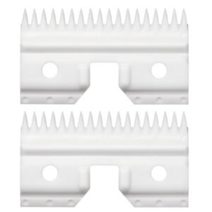 XCEL Ceramic Coarse Pet Replacement Cutter Blade Compatible with Andis, Oster A5 and Walh KM Series (2 Pack)