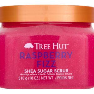 Tree Hut Raspberry Fizz Shea Sugar Scrub | Exfoliating Body Scrub Removes Dead, Dry Skin for a Soft & Hydrated Feel | Nourishing Essential Body Care | 18 fl oz.