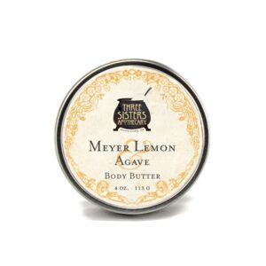 Three Sisters Apothecary 4 oz. Body Butters (Meyer Lemon & Agave)