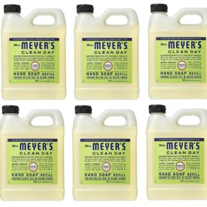 Earth Friendly, Mrs. Meyers Liquid Hand Soap Refill 33 Oz Lemon Verbena Scent – Pack of 6