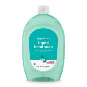 Amazon Basics Liquid Hand Soap Refill, Mango and Coconut Water Scent, Triclosan-Free, 50 Fl Oz (Pack of 1) (Previously Solimo)