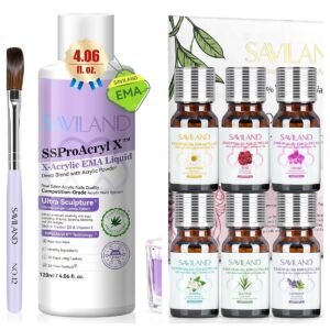SAVILAND EMA Monomer Acrylic Nail Liquid and Cuticle Oil with Essential Oil