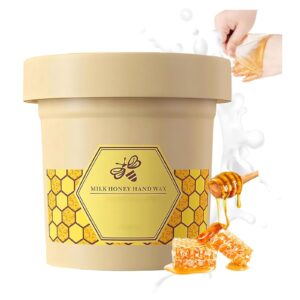 Honey Milk Wax Hand Mask> Hand Peeling Mask for Hand Moisturizing> Honey Peel Off Face Mask Hand Masks for Women Skin Care (1PCS)