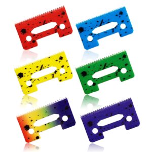 Professional Stagger-Tooth Clipper Replacement ceramic Blades 2-Hole #2161 – Compatible with 5 Star Senior Cordless Wahl Magic Clip (Multicolor-6)