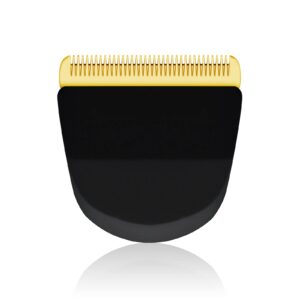 CR8GR8 New Upgrade Peanut Clipper Replacement Blade, Snap-On Replacement Blade Compatible with Wahl Peanut Hair Clipper #2068-300, Black/Gold