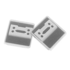 NOLITOY 2pcs Hair Clipper Ceramic Blades Precision Replacement Trimmer Heads for Clippers