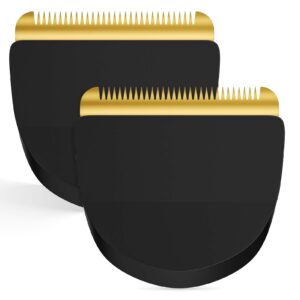 Peanut Clipper Replacement Blade, Snap-On Replacement Blade for Wahl Peanut Hair Clipper #2068-300, Black/Gold