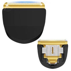 New Upgrade Peanut Clipper Replacement Blade, Snap-On Replacement Blade for Wahl Peanut Hair Clipper #2068-300, Black/Gold