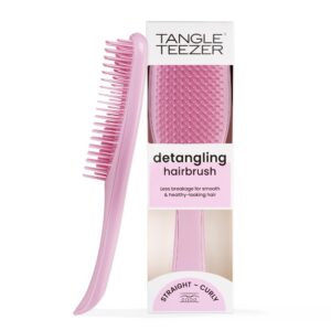 Tangle Teezer Ultimate Detangler Hairbrush for Wet & Dry Hair, Eliminates Knots & Reduces Breakage for All Hair Types, Amazon Exclusive Rosebud