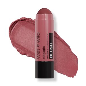wet n wild MegaGlo Makeup Stick, Buildable Color, Versatile Use, Cruelty-Free & Vegan – Say It Ain’t Rose