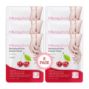 PPPanYiDi Hand Masks Moisturizing Gloves>6 Pairs Hydrating Hand Peel Masks Gift Set for Dry Cracked Hands Care>Long-lasting and Non-greasy Hand Moisturizer Gloves for Women B