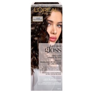 L’Oreal Paris Le Color One Step Toning Hair Gloss, Clear, 4 Ounce