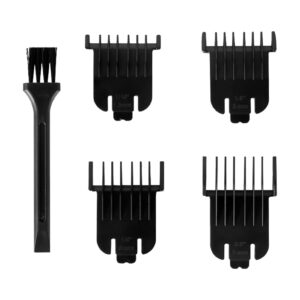 4-Piece Clipper Guards Compatible with Andis T Outliner, 1/16-3/8 Inch Blade Attachment Combs, Suitable for Outliner Clippers