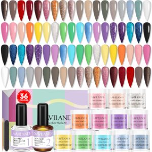 Saviland Acrylic Powder Set – 36 Colors> Saviland Nail Dehydrator and Non-acid PH Bond Set