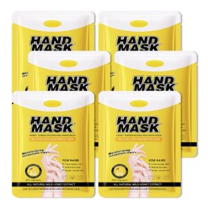 LJYBoBin Hand Mask Moisturizing Gloves 6 Pack>Hydrating Hand Mask for Women>Soft Gloves for Dry Cracked Skin K